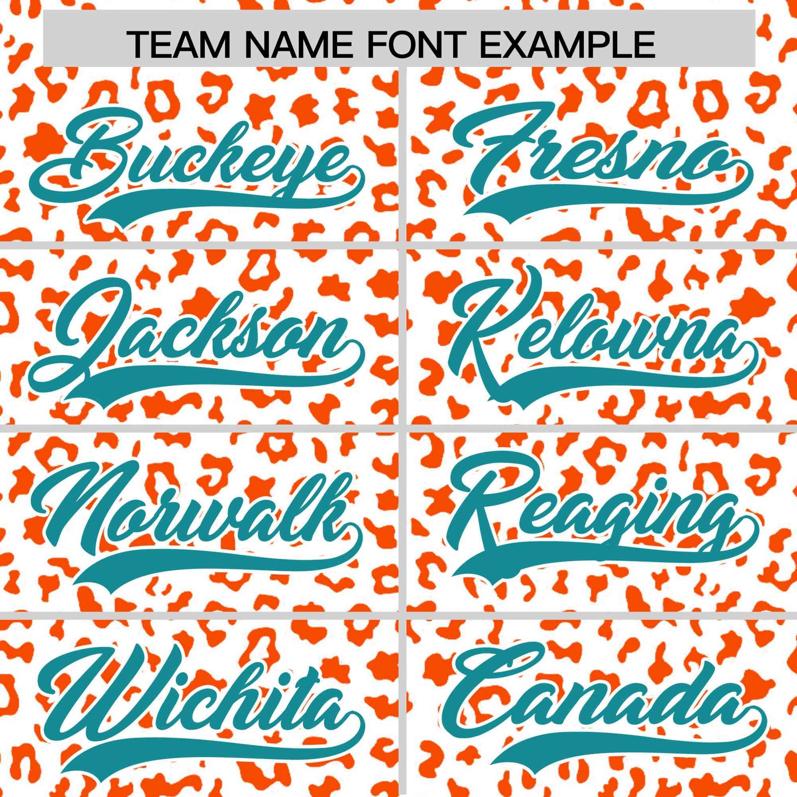 Custom White Orange Varsity Full-Zip Letterman Leopard Print Hoodie Jacket