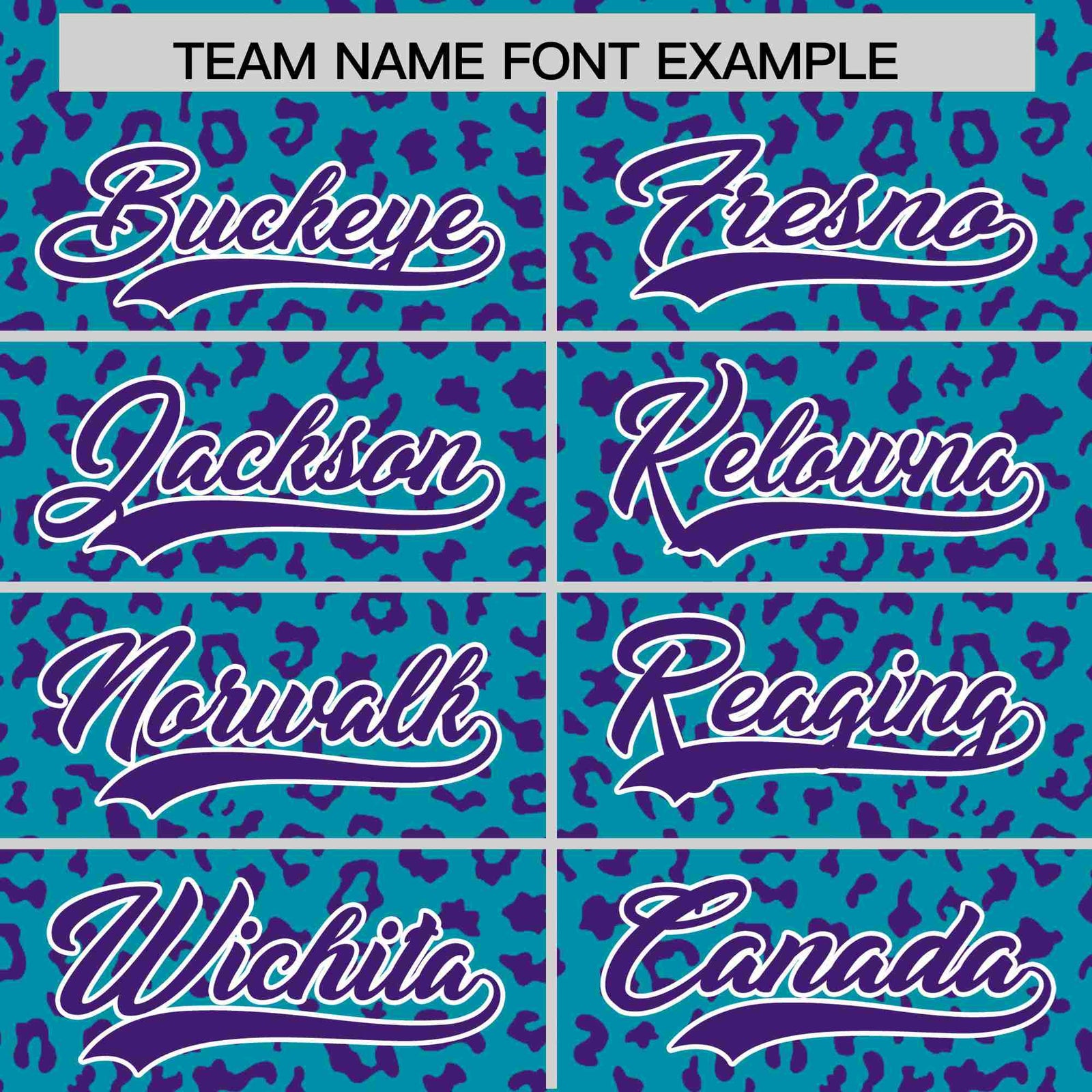 Custom Aqua Purple Varsity Full-Zip Letterman Leopard Print Hoodie Jacket