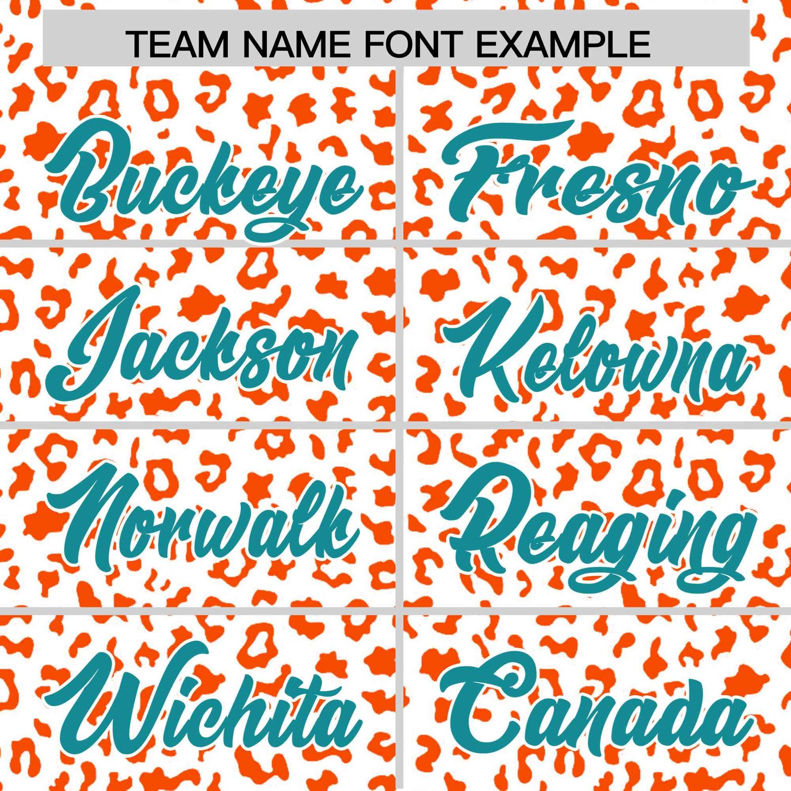 Custom White Orange Varsity Full-Zip Letterman Leopard Print Hoodie Jacket