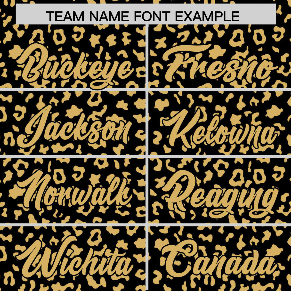 Custom Black Old Gold Varsity Full-Zip Letterman Leopard Print Hoodie Jacket