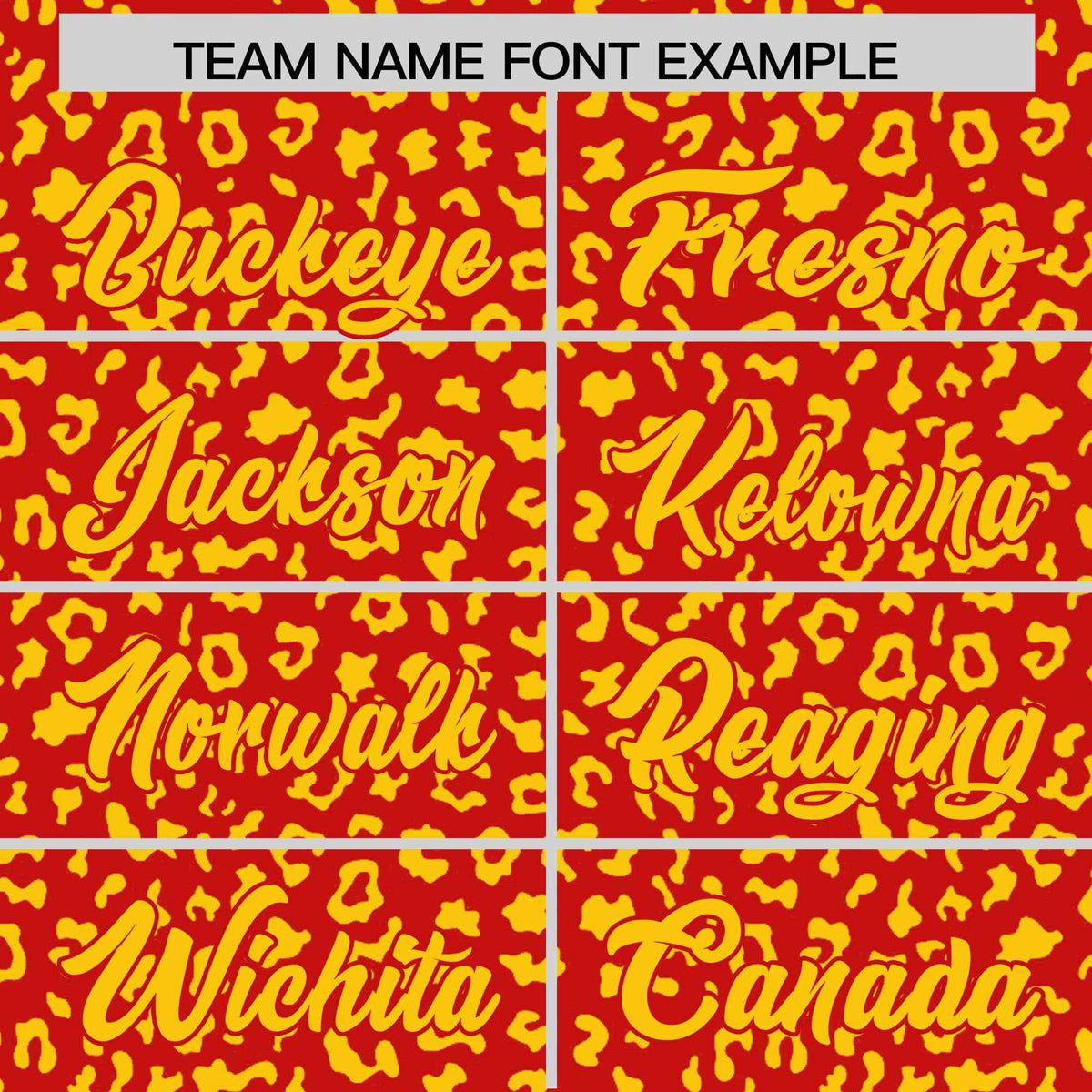 Custom Red Gold Varsity Full-Zip Letterman Leopard Print Hoodie Jacket