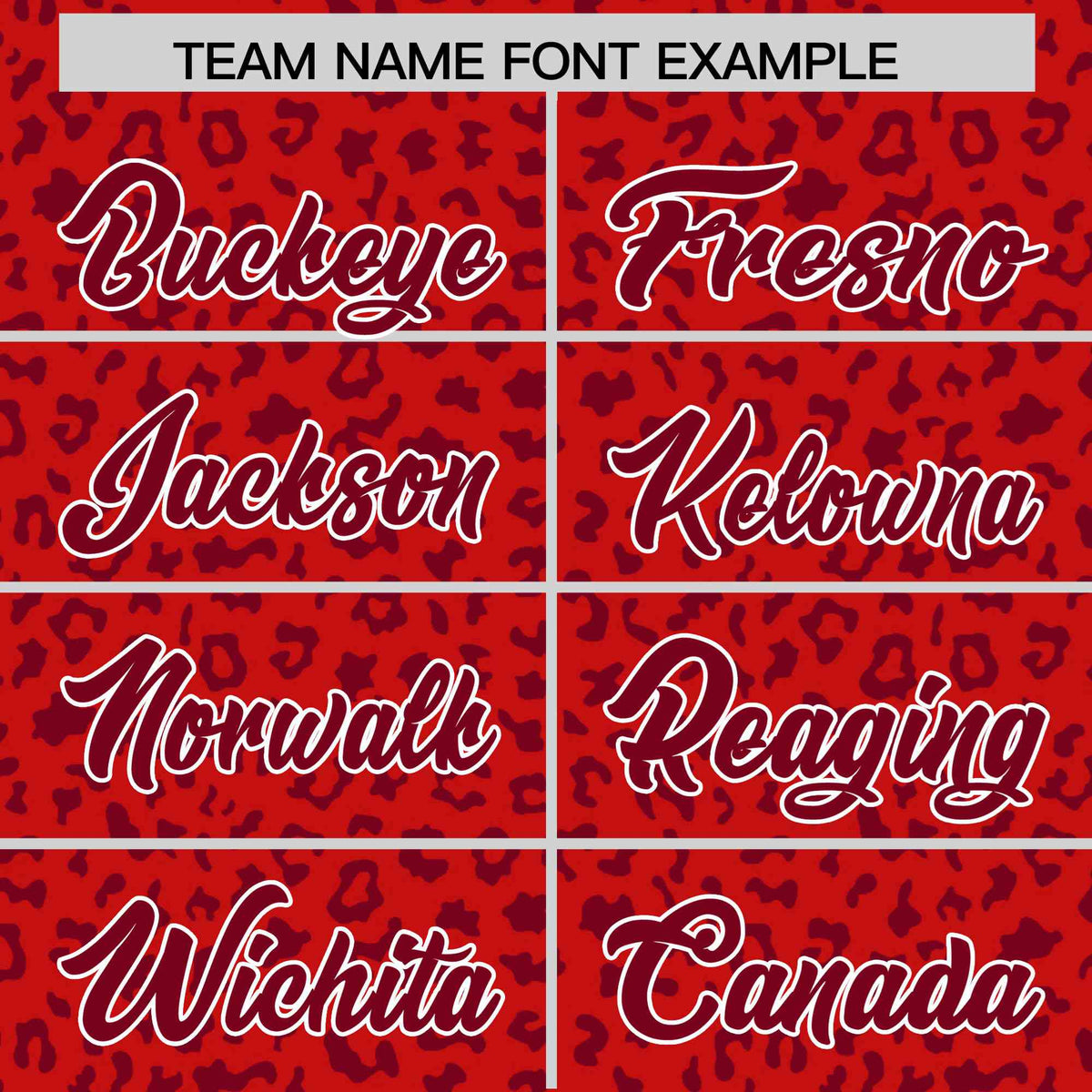 Custom Red Crimson Varsity Full-Zip Letterman Leopard Print Hoodie Jacket