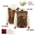 Custom Light Brown Cream Raglan Sleeves Varsity Full-Snap Letterman Two Tone Hoodie Jacket