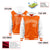 Custom Orange White Raglan Sleeves Varsity Full-Snap Letterman Two Tone Hoodie Jacket