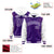 Custom Purple White Raglan Sleeves Varsity Full-Snap Letterman Two Tone Hoodie Jacket