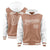 Custom Light Brown White Raglan Sleeves Varsity Full-Snap Letterman Two Tone Hoodie Jacket