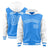 Custom Powder Blue White Raglan Sleeves Varsity Full-Snap Letterman Two Tone Hoodie Jacket