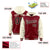 Custom Crimson Cream Raglan Sleeves Varsity Full-Snap Letterman Two Tone Hoodie Jacket