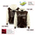 Custom Brown Cream Raglan Sleeves Varsity Full-Snap Letterman Two Tone Hoodie Jacket