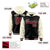 Custom Black Cream Raglan Sleeves Varsity Full-Snap Letterman Two Tone Hoodie Jacket