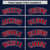 Custom Red Navy Split Fashion Varsity Full-Snap Letterman Two Tone Hoodie Jacket