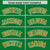 Custom Brown Kelly Green Split Fashion Varsity Full-Snap Letterman Two Tone Hoodie Jacket