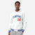 Custom White Royal Blue Varsity Full-Snap Letterman Classic Hoodie Jacket