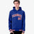 Custom Royal Blue Red-White Varsity Full-Snap Letterman Classic Hoodie Jacket