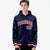 Custom Navy Red-White Varsity Full-Snap Letterman Classic Hoodie Jacket