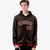 Custom Brown White-Red Varsity Full-Snap Letterman Classic Hoodie Jacket