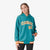 Custom Aqua Orange-White Varsity Full-Snap Letterman Classic Hoodie Jacket