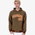 Custom Brown Orange-White Varsity Full-Snap Letterman Classic Hoodie Jacket