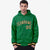 Custom Kelly Green Old Gold-Black Varsity Full-Snap Letterman Classic Hoodie Jacket