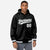 Custom Black White-Gray Varsity Full-Snap Letterman Classic Hoodie Jacket