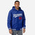 Custom Royal Blue White Varsity Full-Snap Letterman Classic Hoodie Jacket