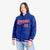 Custom Royal Blue Red-White Varsity Full-Snap Letterman Classic Hoodie Jacket