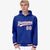 Custom Royal Blue White-Red Varsity Full-Snap Letterman Classic Hoodie Jacket