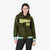 Custom Olive Gold-White Varsity Full-Snap Letterman Classic Hoodie Jacket