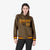 Custom Brown Crimson-Gold Varsity Full-Snap Letterman Classic Hoodie Jacket