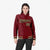 Custom Crimson Black-Old Gold Varsity Full-Snap Letterman Classic Hoodie Jacket