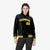 Custom Black Gold-Black Varsity Full-Snap Letterman Classic Hoodie Jacket