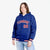 Custom Royal Blue Red-White Varsity Full-Snap Letterman Classic Hoodie Jacket