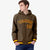 Custom Brown Crimson-Gold Varsity Full-Snap Letterman Classic Hoodie Jacket