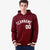 Custom Crimson White Varsity Full-Snap Letterman Classic Hoodie Jacket