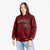 Custom Crimson Black-Old Gold Varsity Full-Snap Letterman Classic Hoodie Jacket