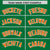 Custom Kelly Green Orange-White Varsity Full-Snap Letterman Classic Hoodie Jacket