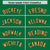 Custom Kelly Green Old Gold-Black Varsity Full-Snap Letterman Classic Hoodie Jacket