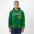 Custom Kelly Green Old Gold-Black Varsity Full-Snap Letterman Classic Hoodie Jacket