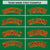 Custom Kelly Green Red-Gold Varsity Full-Snap Letterman Classic Hoodie Jacket