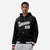 Custom Black White-Gray Varsity Full-Snap Letterman Classic Hoodie Jacket