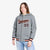 Custom Gray Navy-Orage Varsity Full-Snap Letterman Classic Hoodie Jacket