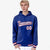 Custom Royal Blue White-Red Varsity Full-Snap Letterman Classic Hoodie Jacket