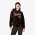 Custom Brown White-Red Varsity Full-Snap Letterman Classic Hoodie Jacket