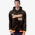 Custom Brown White-Orange Varsity Full-Snap Letterman Classic Hoodie Jacket