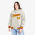 Custom Cream Gold-Red Varsity Full-Snap Letterman Classic Hoodie Jacket