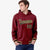 Custom Crimson Black-Old Gold Varsity Full-Snap Letterman Classic Hoodie Jacket