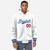 Custom White Royal Blue Varsity Full-Snap Letterman Classic Hoodie Jacket