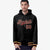 Custom Black Crimson-Gold Varsity Full-Snap Letterman Classic Hoodie Jacket