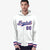 Custom White Royal Blue-Red Varsity Full-Snap Letterman Classic Hoodie Jacket