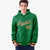 Custom Kelly Green Old Gold-Black Varsity Full-Snap Letterman Classic Hoodie Jacket